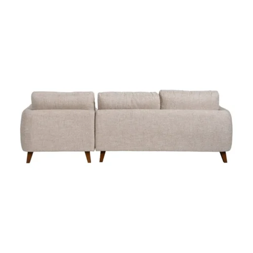Canapé d'angle beige têtières relevables Ixia 240 cm — vue 4