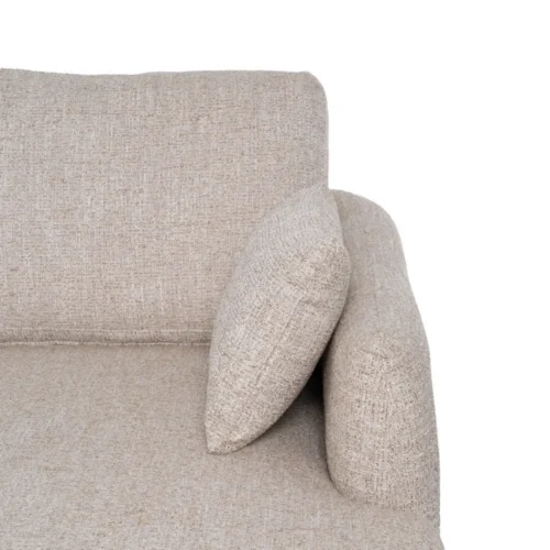 Canapé d'angle beige têtières relevables Ixia 240 cm — vue 8
