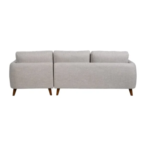 Canapé d'angle gris têtières relevables Ixia 240 cm — vue 4
