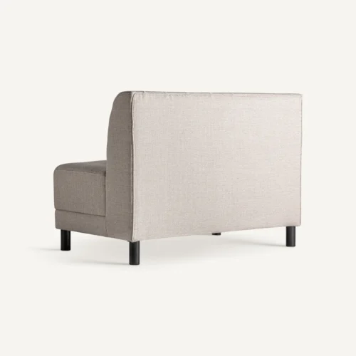 Canapé Egna modulable noir et crème 120 cm Vical Home — vue 4