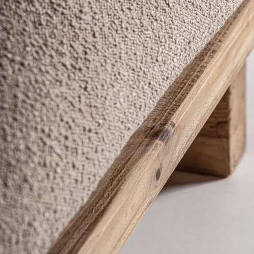 Canapé Givry bois de pin recyclé marron Vical Home — vue 7