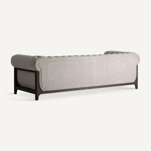 Canapé Ipswich frêne marron et gris Vical Home — vue 4
