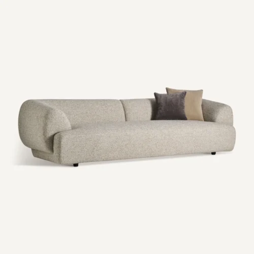 Canapé Izernore bouclé beige Vical Home — vue 2