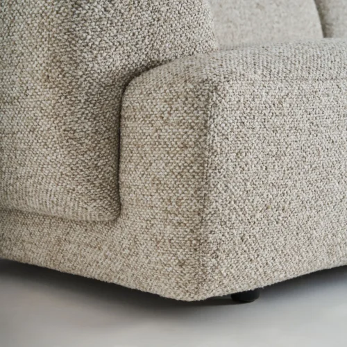 Canapé Izernore bouclé beige Vical Home — vue 6