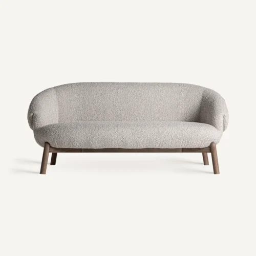 Canapé Jacquard orme clair et beige 187 cm Vical Home