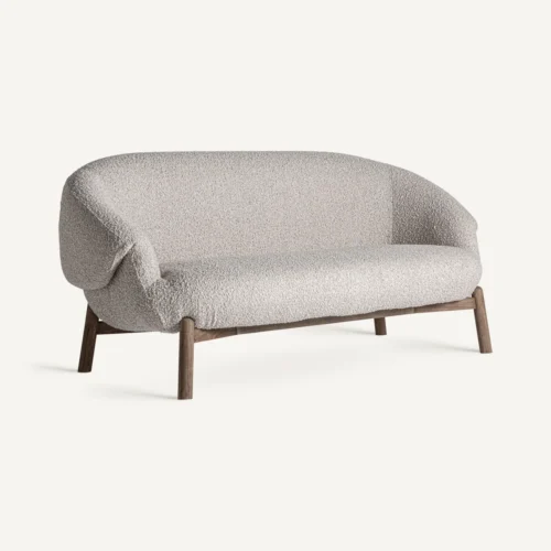 Canapé Jacquard orme clair et beige 187 cm Vical Home — vue 2