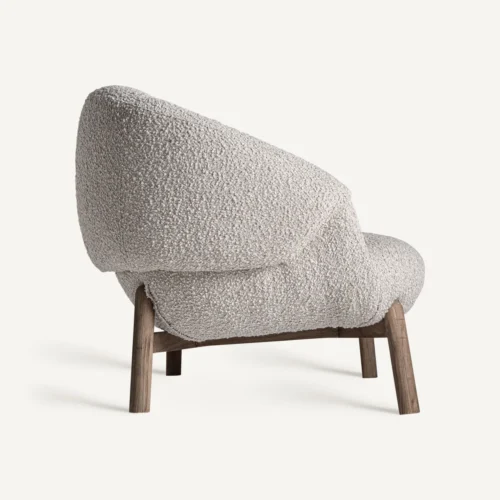 Canapé Jacquard orme clair et beige 187 cm Vical Home — vue 3
