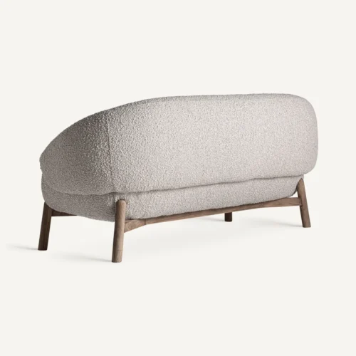Canapé Jacquard orme clair et beige 187 cm Vical Home — vue 4