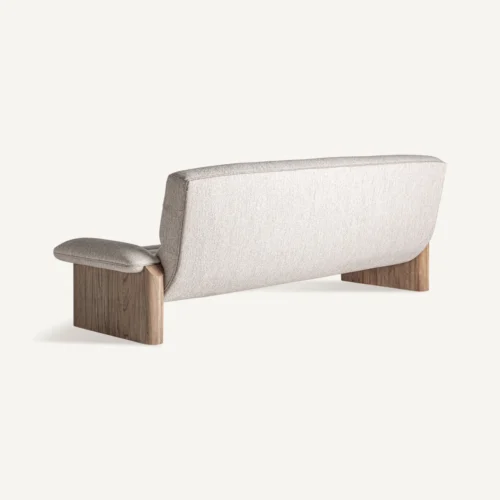 Canapé Jacquard orme marron et beige 235 cm Vical Home — vue 4