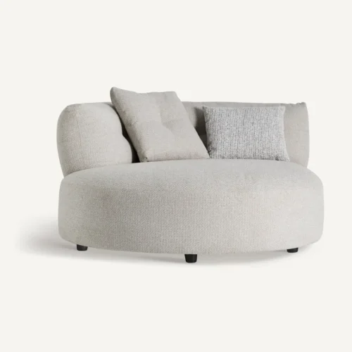 Canapé modulable Brenod blanc cassé 140 cm Vical Home