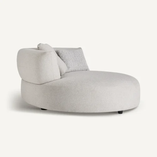 Canapé modulable Brenod blanc cassé 140 cm Vical Home — vue 2