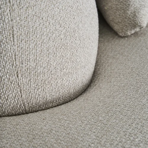 Canapé modulable Brenod blanc cassé 140 cm Vical Home — vue 6