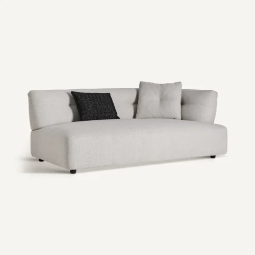 Canapé modulable Brenod blanc cassé 201 cm Vical Home — vue 2