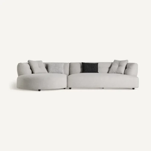 Canapé modulable Brenod blanc cassé 201 cm Vical Home — vue 5