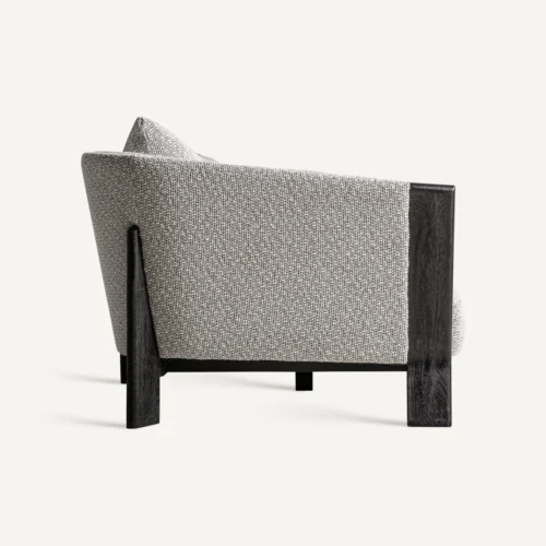 Canapé Nara blanc et noir chiné 254 cm Vical Home — vue 3