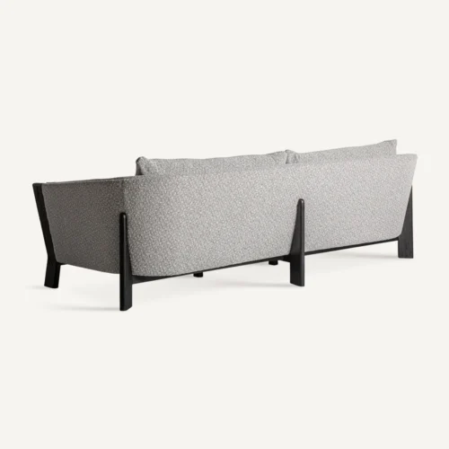 Canapé Nara blanc et noir chiné 254 cm Vical Home — vue 4