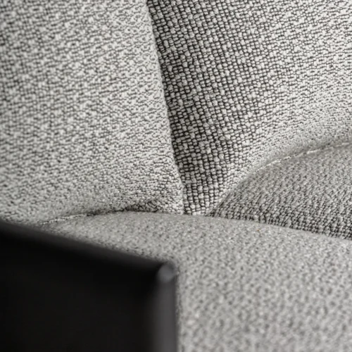 Canapé Nara blanc et noir chiné 254 cm Vical Home — vue 7