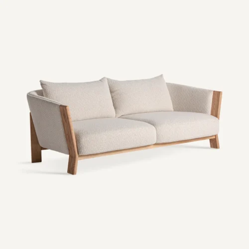 Canapé Nara marron beige 200 cm Vical Home — vue 2