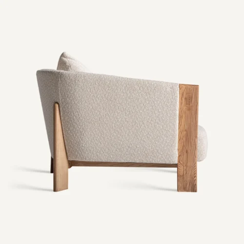 Canapé Nara marron beige 200 cm Vical Home — vue 3