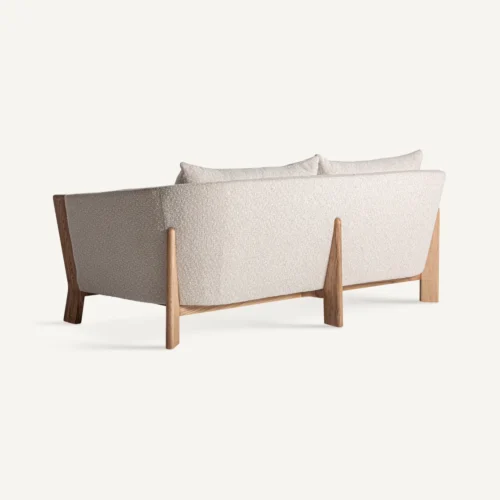 Canapé Nara marron beige 200 cm Vical Home — vue 4