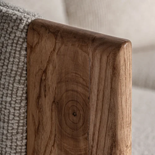 Canapé Nara marron beige 200 cm Vical Home — vue 7