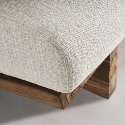 Canapé Pure teck recyclé crème Vical Home — vue 5