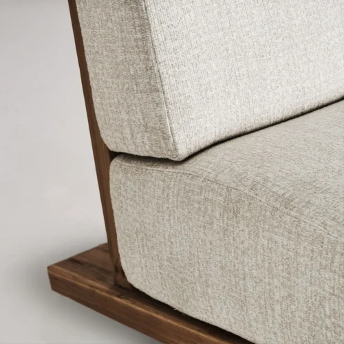 Canapé Pure teck recyclé crème Vical Home — vue 6