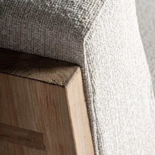 Canapé Pure teck recyclé crème Vical Home — vue 8