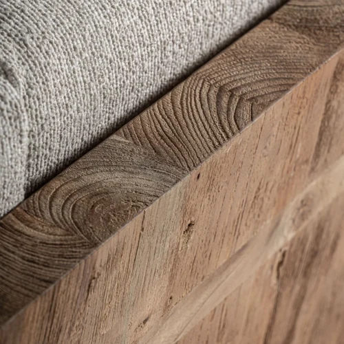 Canapé Pure teck recyclé crème Vical Home — vue 9