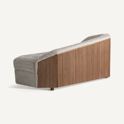 Canapé Windek beige et chêne Vical Home — vue 4