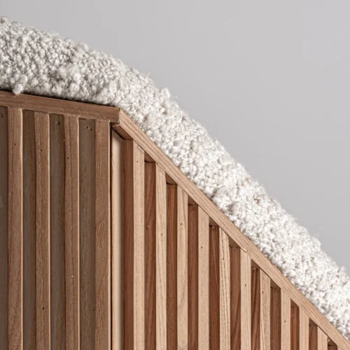 Canapé Windek beige et chêne Vical Home — vue 8