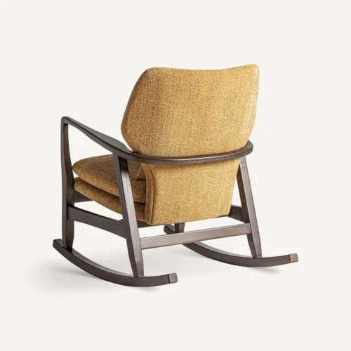 Chaise à bascule Kelly ocre chiné Vical Home — vue 4
