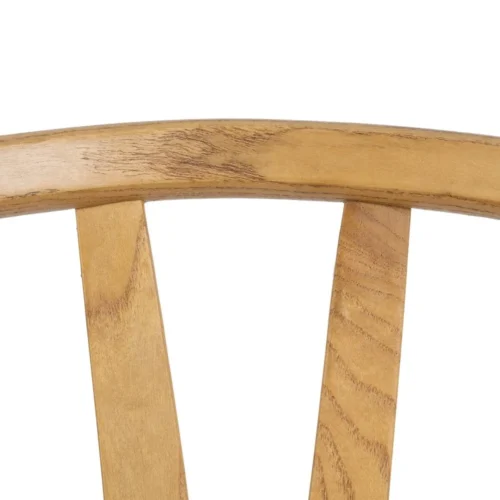 Chaise bois d'orme assise rotin Ixia 56 cm — vue 7