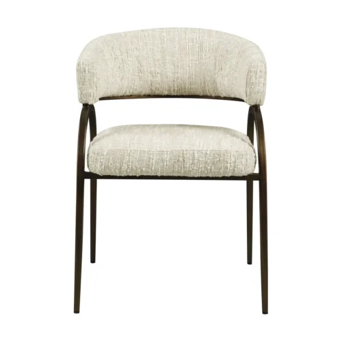 Chaise Charda beige angora Richmond Interiors — vue 3