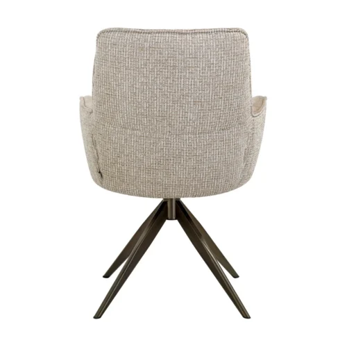 Chaise pivotante Chase cream blockweave Richmond Interiors — vue 5