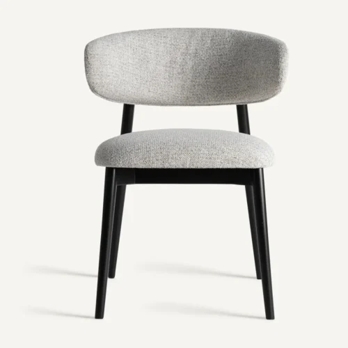 Chaise Erlec gris et érable noir Vical Home — vue 2