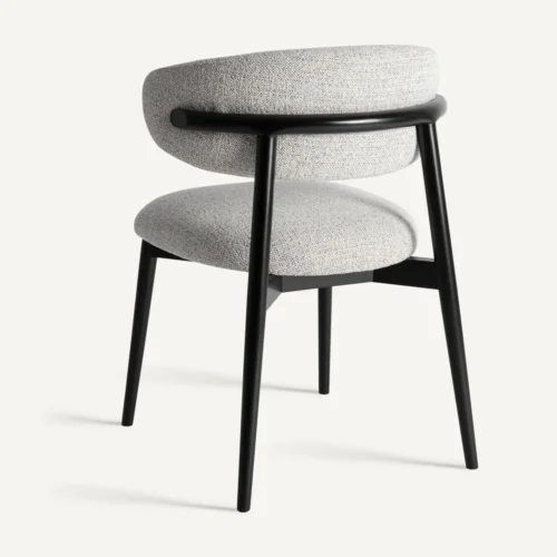 Chaise Erlec gris et érable noir Vical Home — vue 4