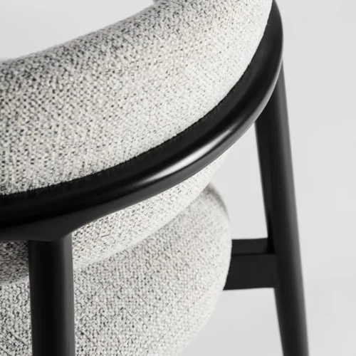 Chaise Erlec gris et érable noir Vical Home — vue 7