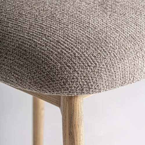 Chaise Erlec taupe et érable marron clair Vical Home — vue 5