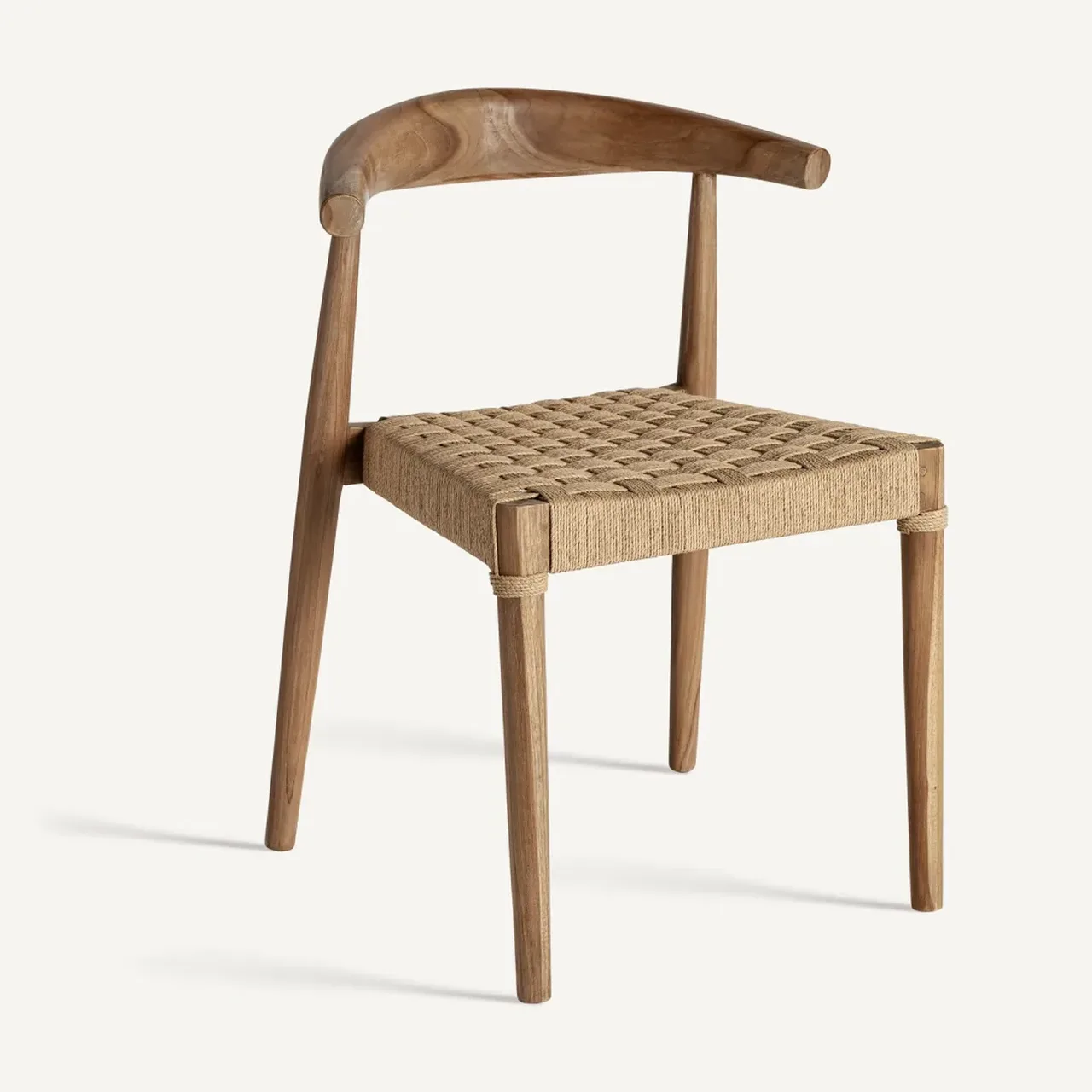 Chaise Figeac teck et corde lot de 2 Vical Home