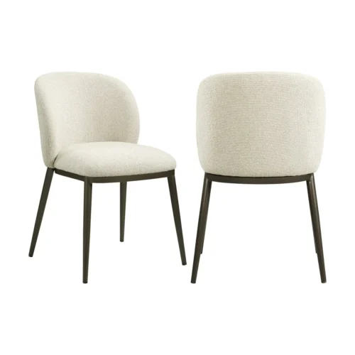 Chaise Gandy biscotti ignifugée Richmond Interiors — vue 2