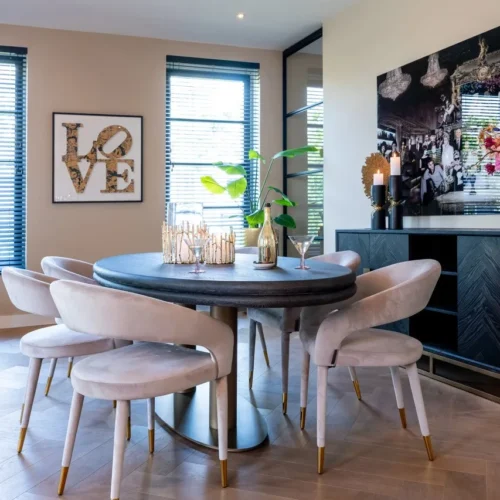 Chaise Gia marron chunky Richmond Interiors — vue 9