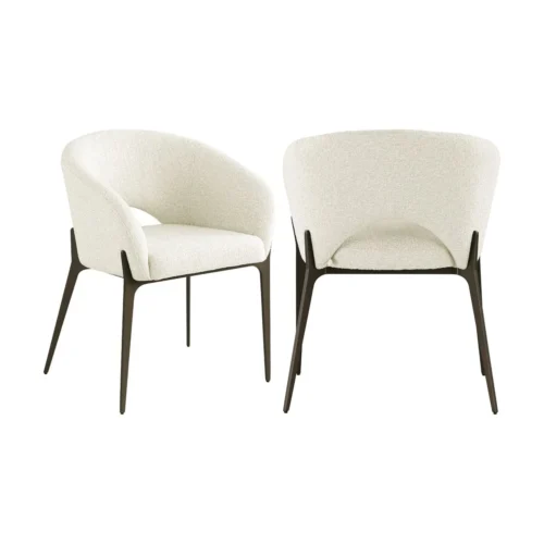 Chaise Kenzi biscotti Richmond Interiors — vue 2