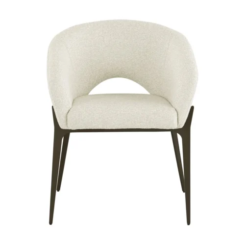 Chaise Kenzi biscotti Richmond Interiors — vue 3