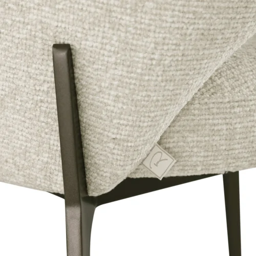 Chaise Kenzi biscotti Richmond Interiors — vue 6