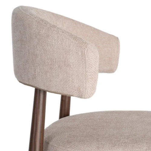 Chaise large tissu et métal Ixia 56 cm — vue 2