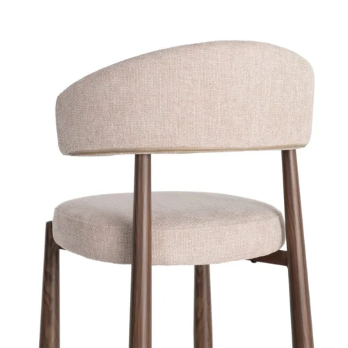 Chaise large tissu et métal Ixia 56 cm — vue 4