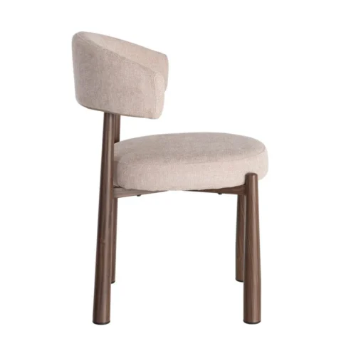 Chaise large tissu et métal Ixia 56 cm — vue 5