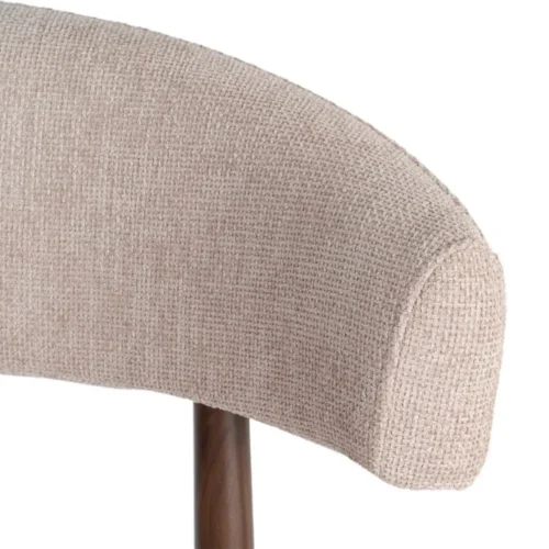 Chaise large tissu et métal Ixia 56 cm — vue 6
