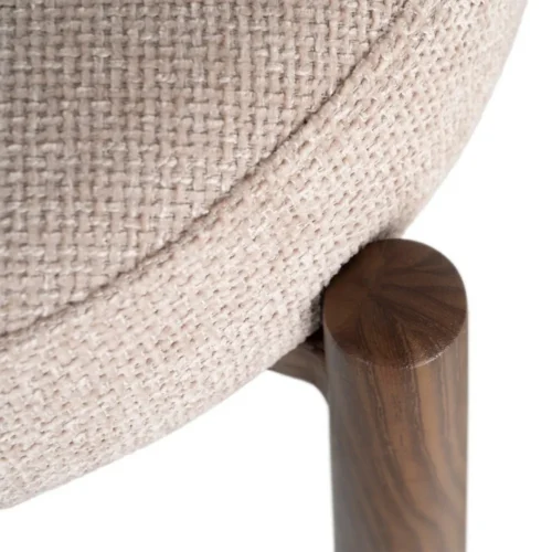 Chaise large tissu et métal Ixia 56 cm — vue 9